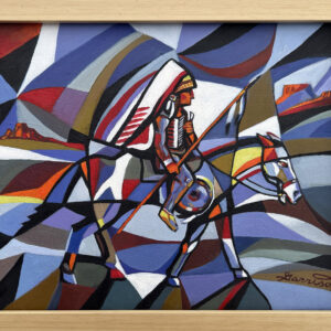 SOLD  The Return Oil Painting Framed