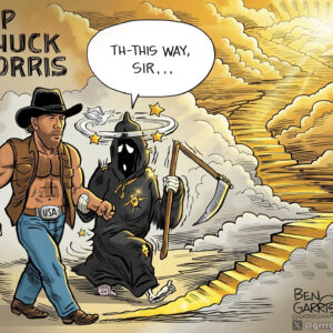 RIP Chuck Norris Signed Print