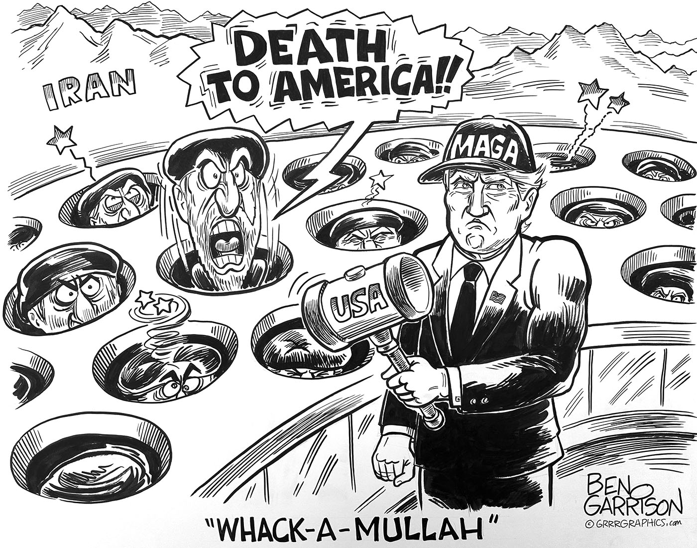 Whack a Mullah Original Art