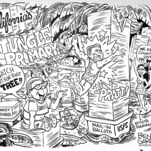 California Jungle Primary Original Art Collectors Item