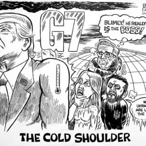 The Cold Shoulder Original Art Collectors Item