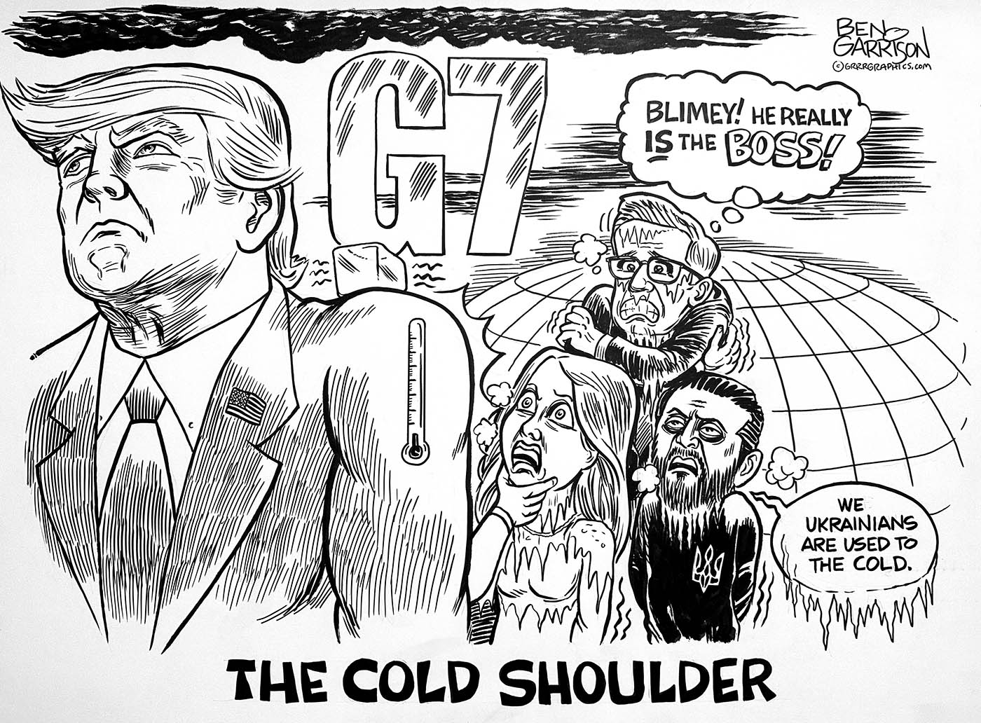 The Cold Shoulder Original Art Collectors Item