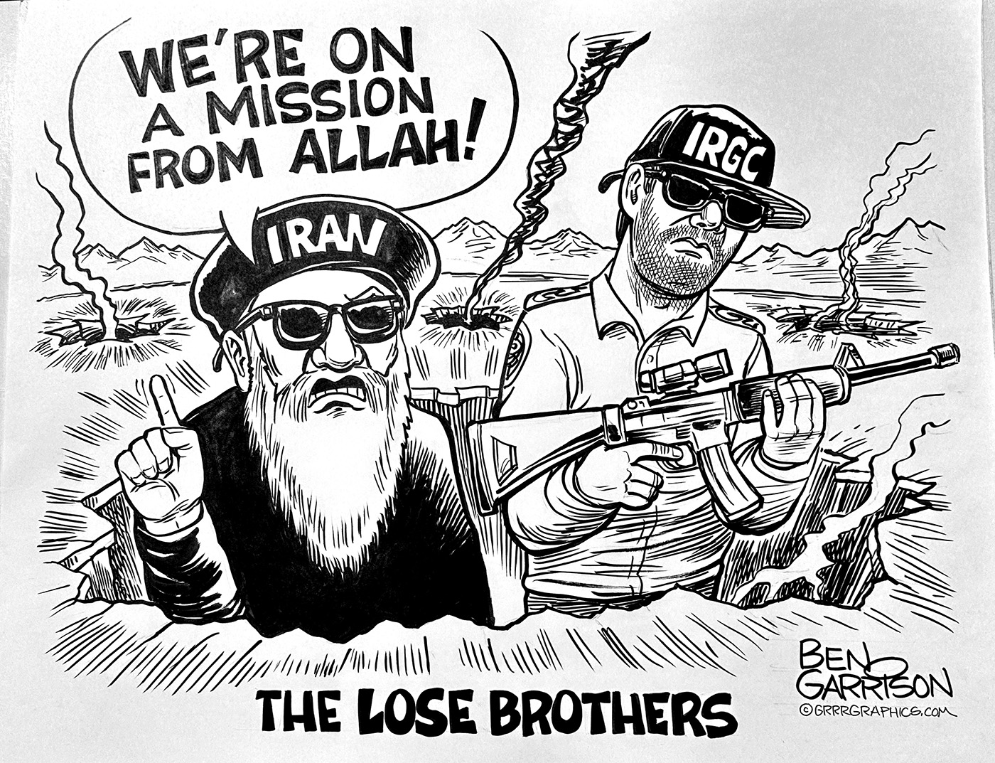 The Lose Brothers Original Art Collectors Item